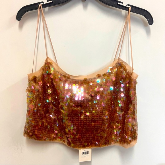 NWT LoveShackFancy Velma Tank in Tawny size 12 - Picture 4 of 15